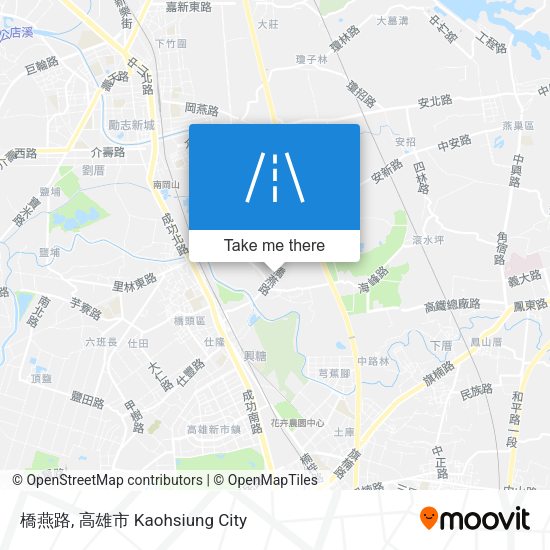 橋燕路地圖