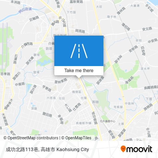 成功北路113巷 map