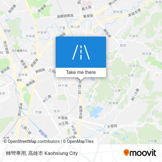 轉彎專用 map