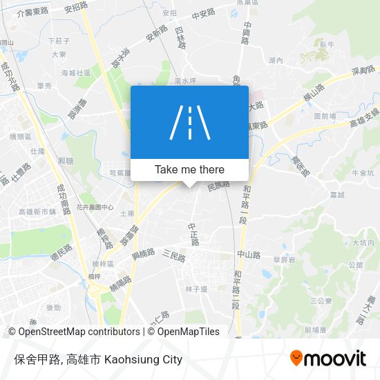 保舍甲路 map