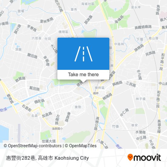 惠豐街282巷 map
