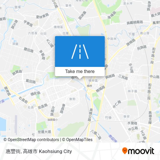 惠豐街 map