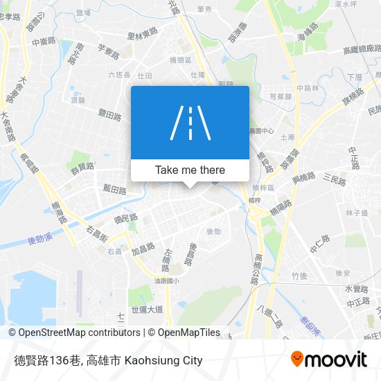 德賢路136巷地圖