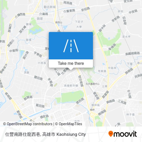 仕豐南路仕龍西巷地圖