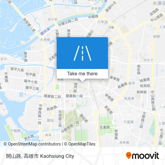 開山路 map
