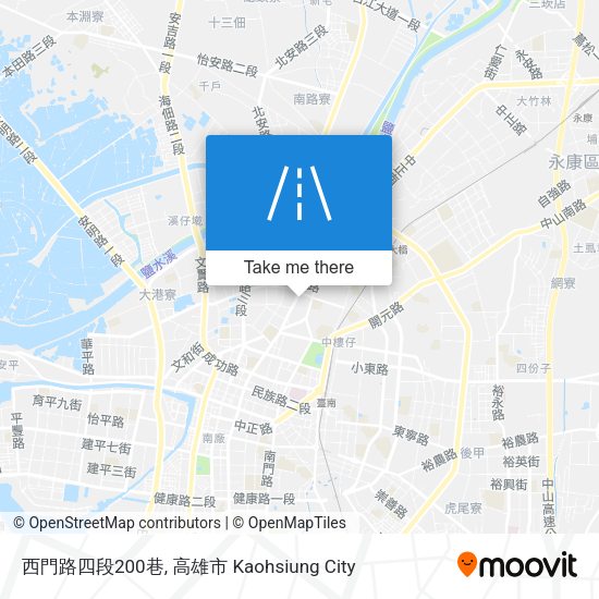 西門路四段200巷地圖