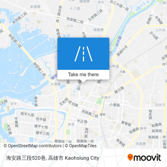 海安路三段520巷地圖