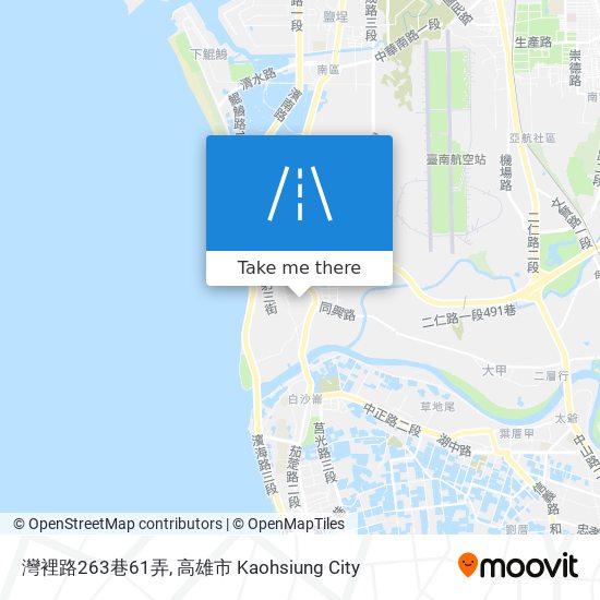 灣裡路263巷61弄地圖