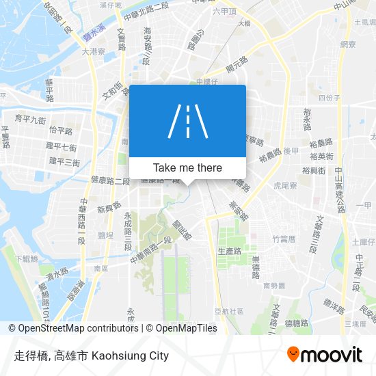 走得橋 map