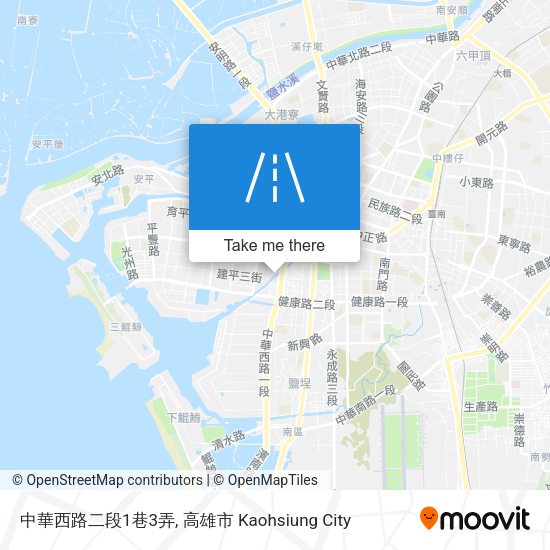中華西路二段1巷3弄地圖