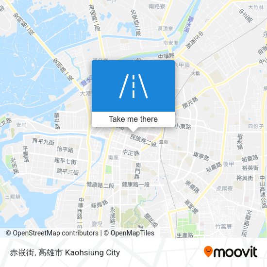 赤嵌街 map