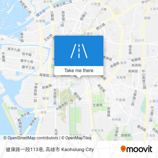 健康路一段113巷地圖