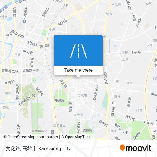 文化路地圖