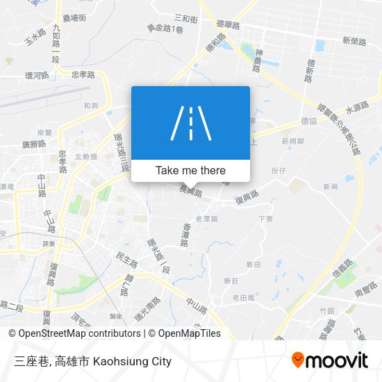 三座巷 map