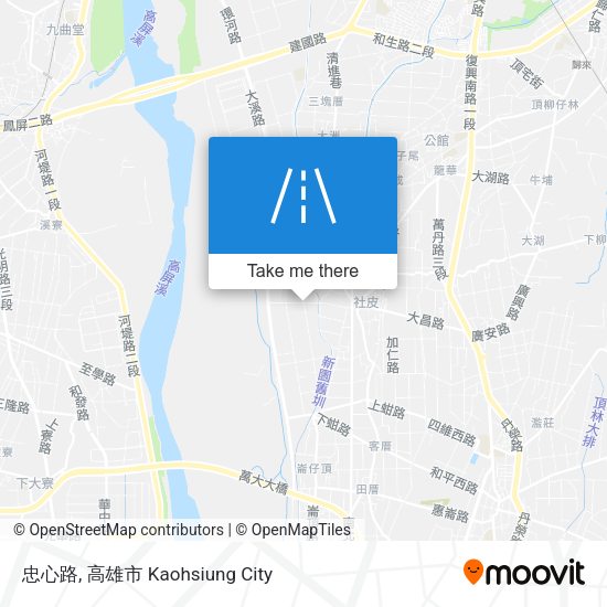 忠心路地圖