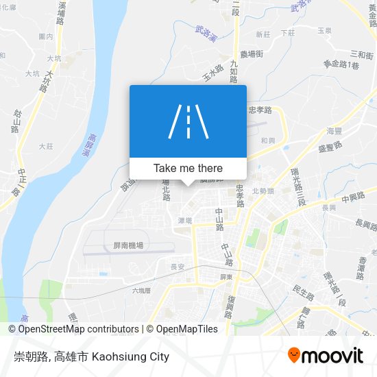 崇朝路 map