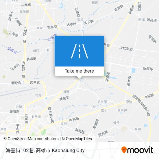 海豐街102巷地圖