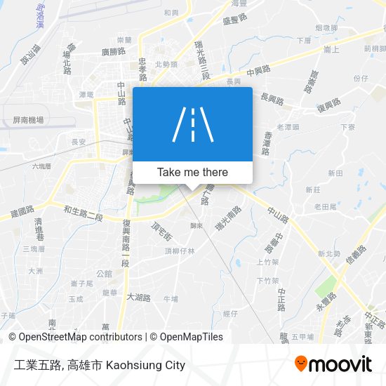 工業五路 map