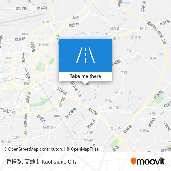 香楊路 map