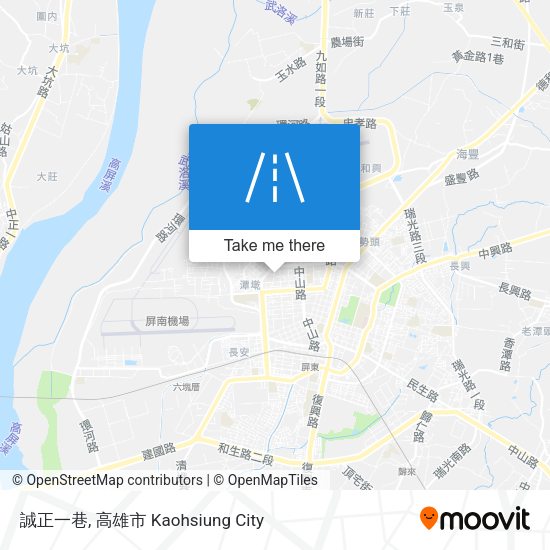 誠正一巷 map
