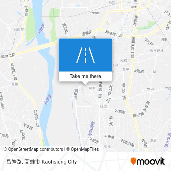 昌隆路地圖
