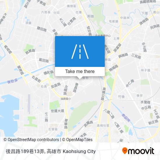 後昌路189巷13弄地圖