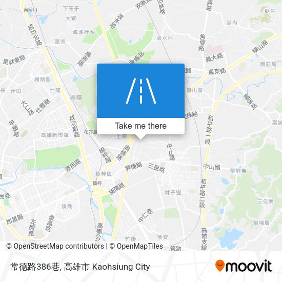常德路386巷 map
