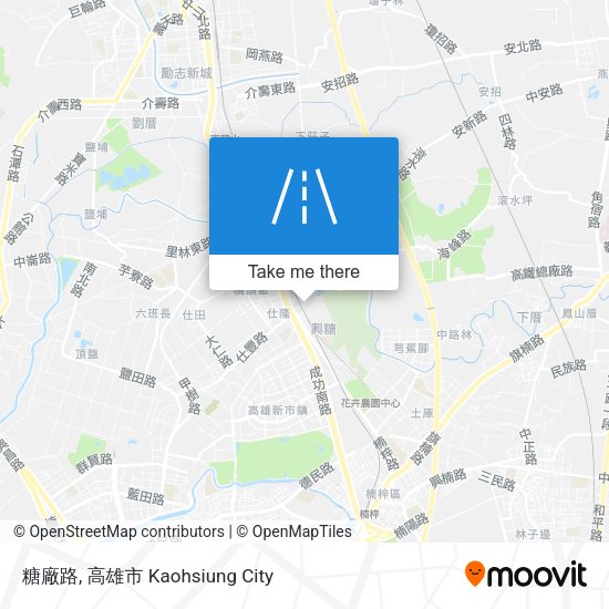 糖廠路地圖