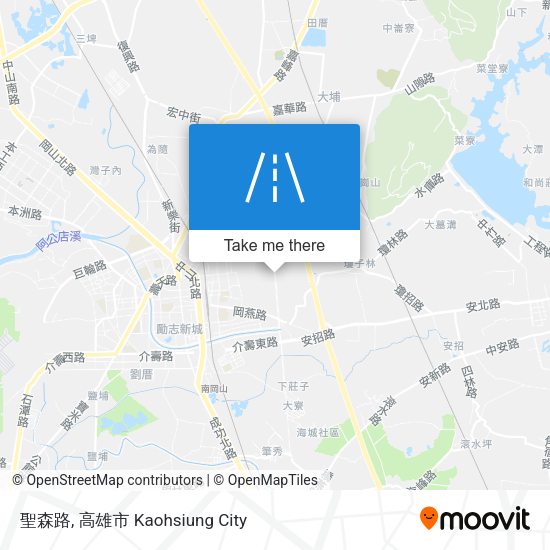 聖森路地圖