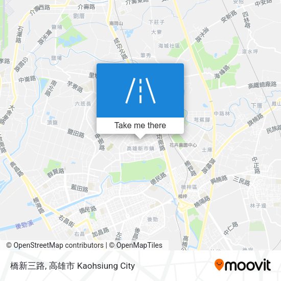 橋新三路地圖