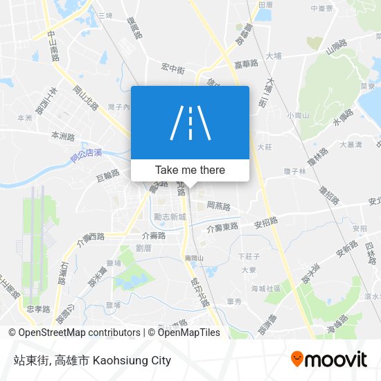 站東街 map