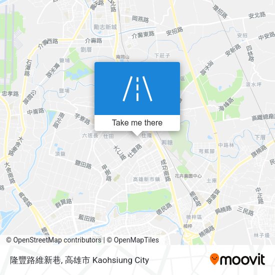 隆豐路維新巷 map