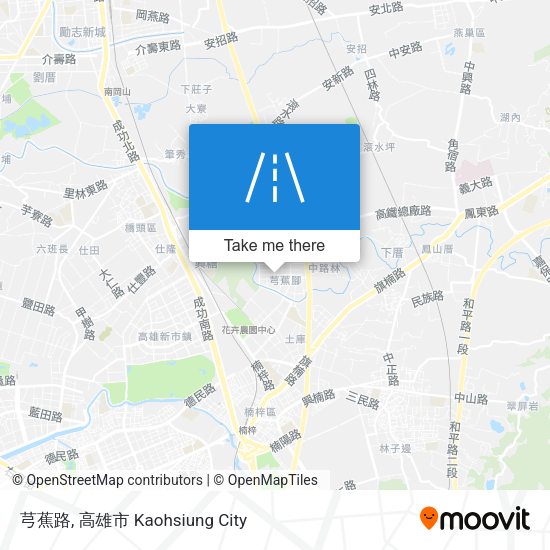 芎蕉路地圖