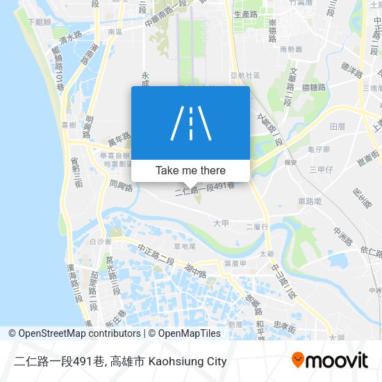 二仁路一段491巷地圖
