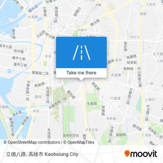立德八路 map