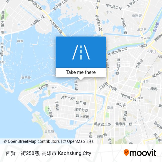 西賢一街258巷 map