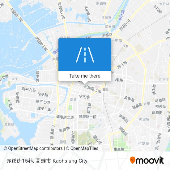 赤崁街15巷地圖