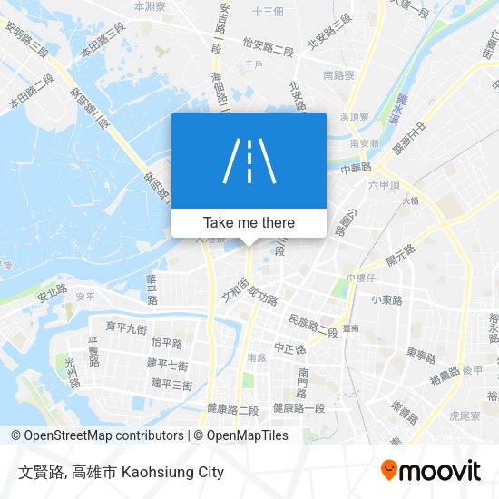 文賢路 map