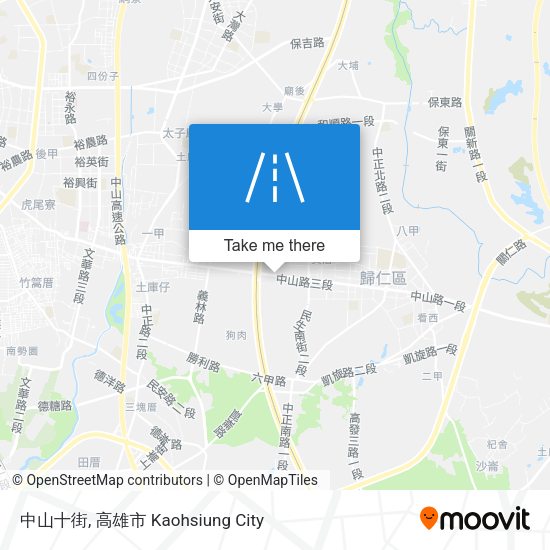 中山十街 map