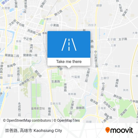 崇善路 map