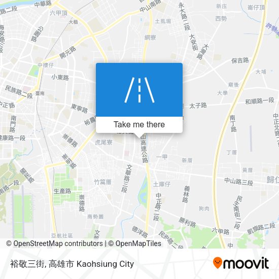 裕敬三街 map