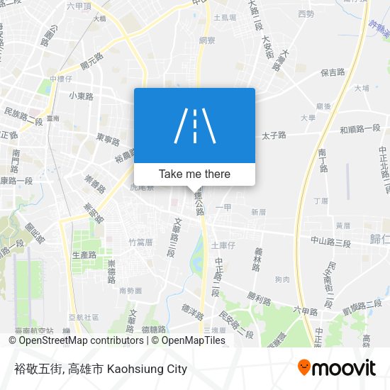 裕敬五街 map