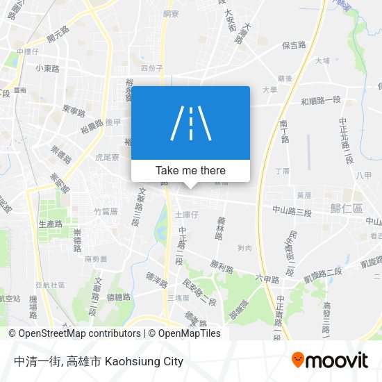 中清一街 map