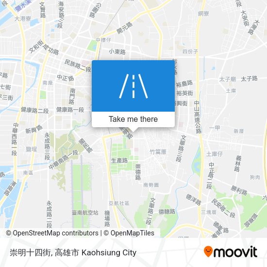 崇明十四街 map