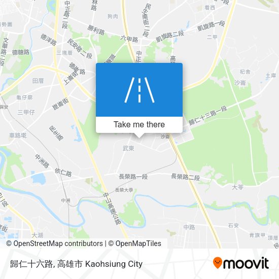 歸仁十六路 map