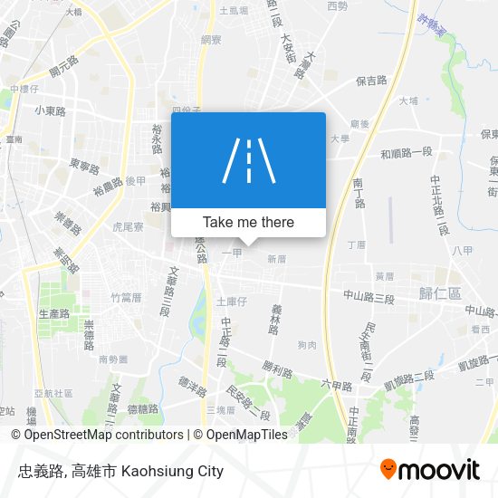 忠義路 map