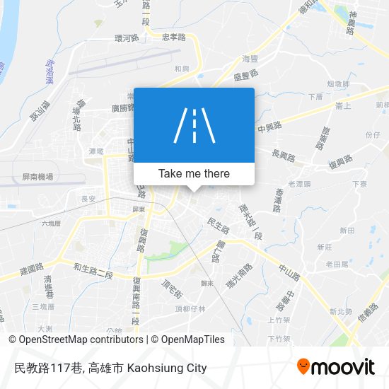民教路117巷地圖