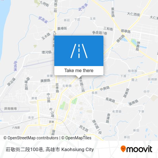 莊敬街二段100巷地圖