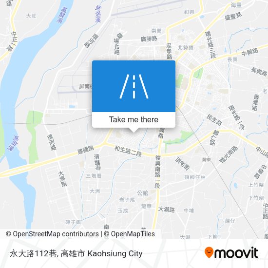 永大路112巷地圖