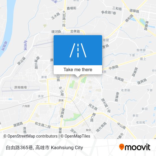 自由路365巷 map